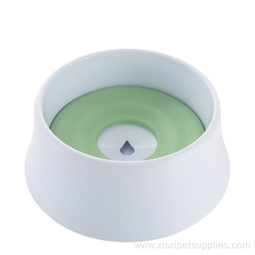 Splash prevent Floating pet drinking water dispenser bowl